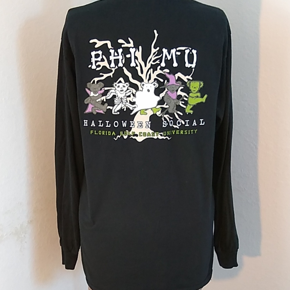 Phi Mu Halloween Social Long Sleeve Tee Shirt